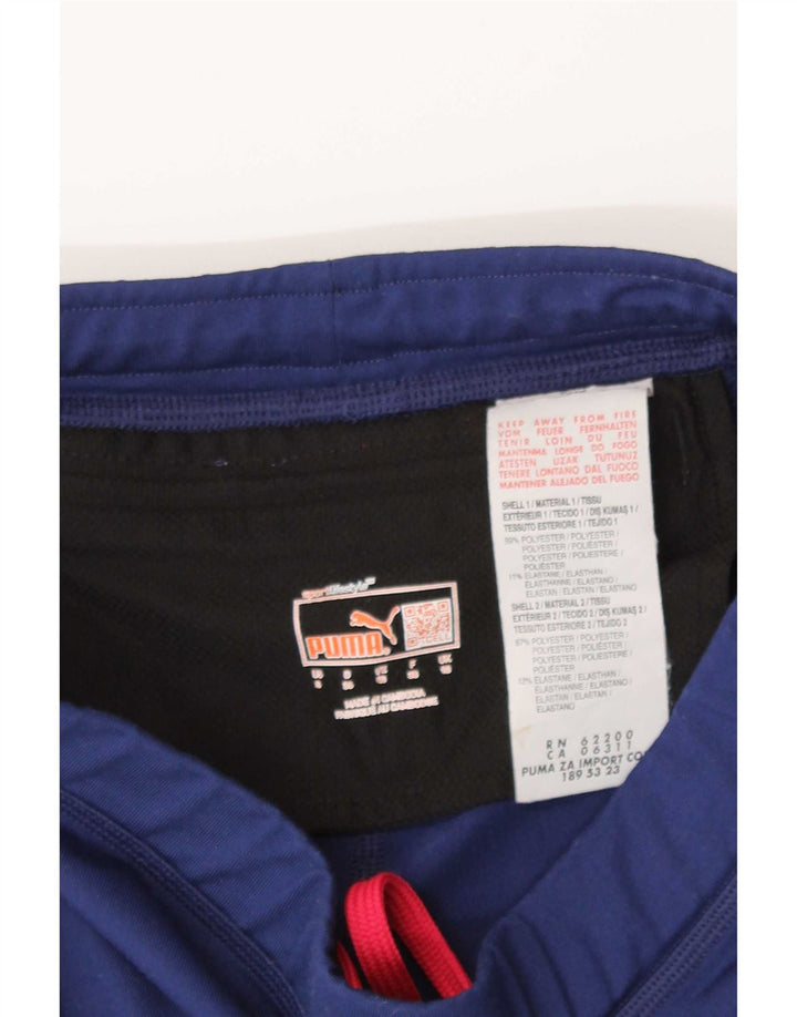 Puma Womens Capri Leggings UK 10 Pequeno Azul Marinho Poliéster