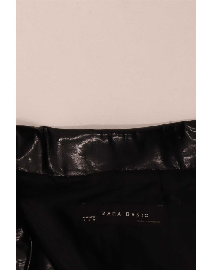 Jaqueta blazer feminina Zara com 3 botões Reino Unido 16 grande preta