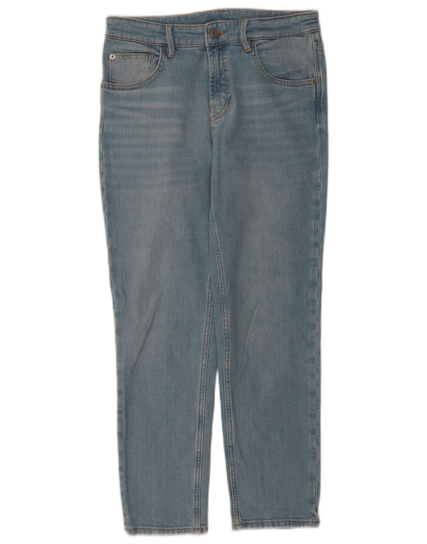 Jeans Slim Feminino Massimo Dutti EU 36 XS W26 L26 Azul Algodão