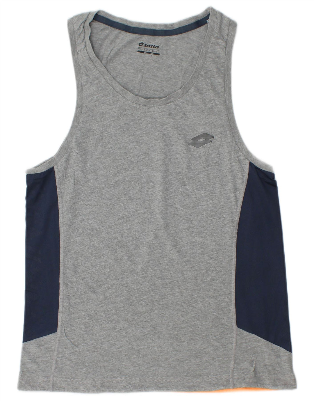 LOTTO Colete masculino Top cinza médio colorblock