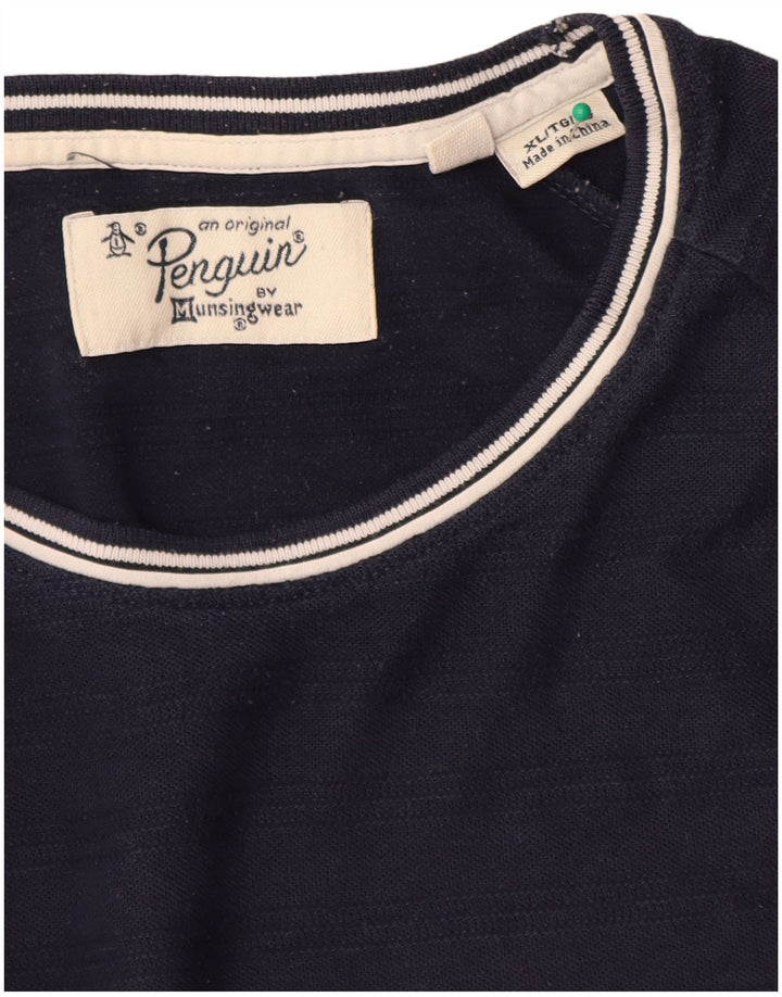 Camiseta masculina Penguin Top XL azul marinho