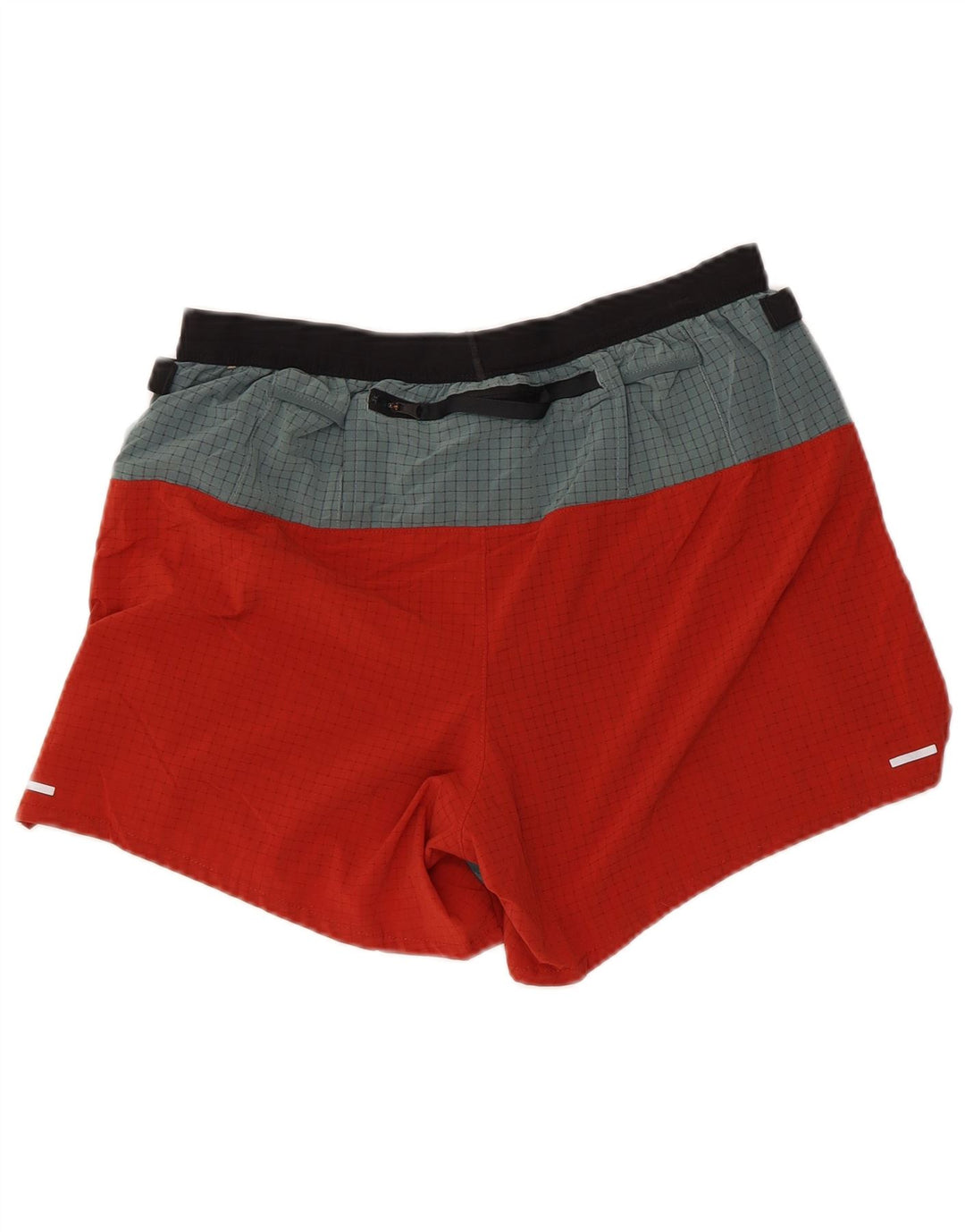 Shorts esportivos masculinos Nike médio vermelho colorblock poliéster