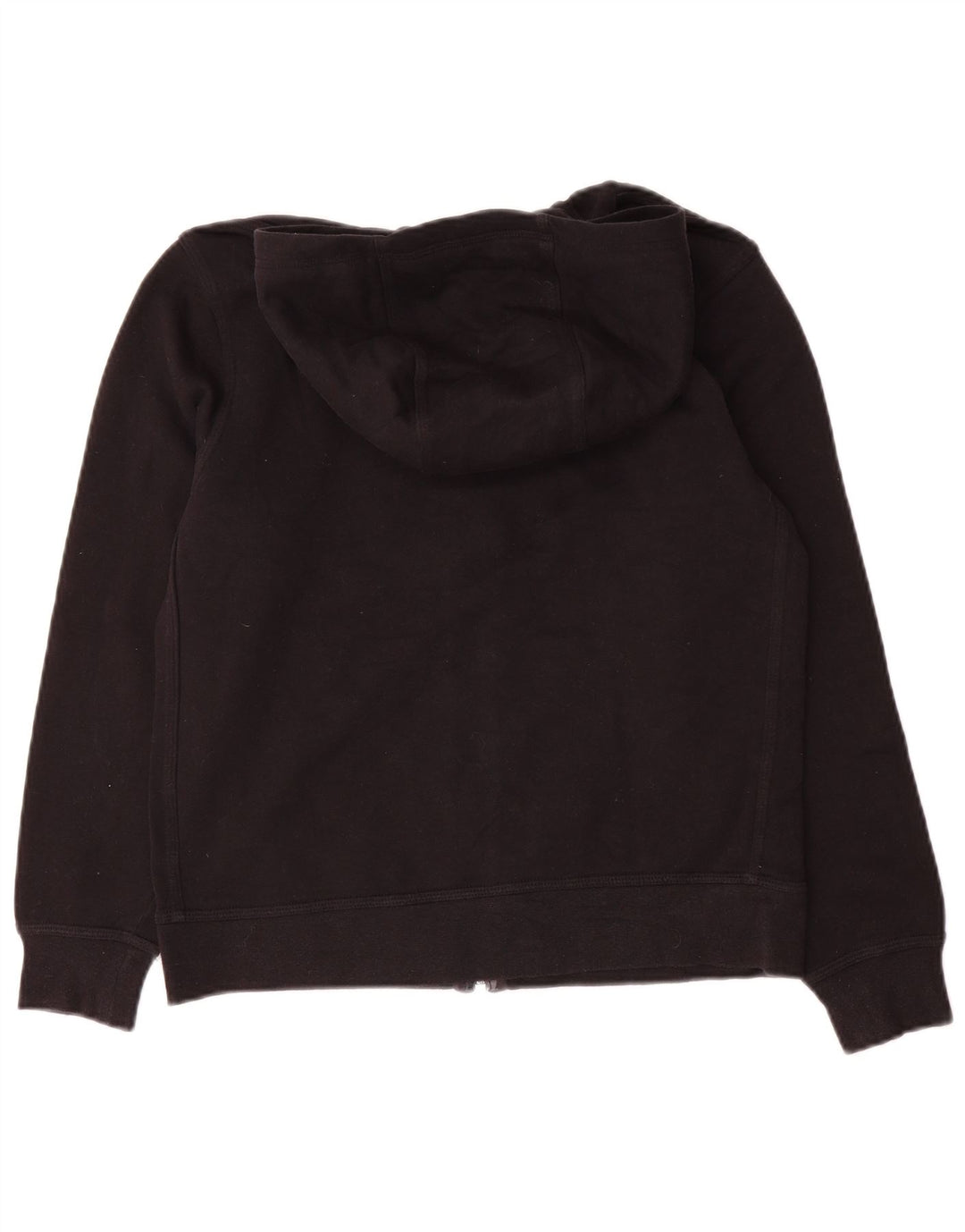 Suéter Nike feminino com capuz e zíper UK 12 médio preto