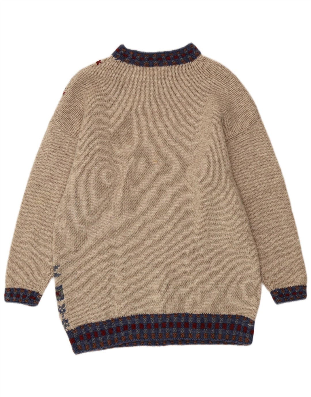 Suéter feminino River Island com gola tartaruga UE 36/38 pequeno bege