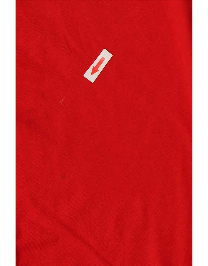 Camiseta masculina estampada Champion grande algodão vermelho