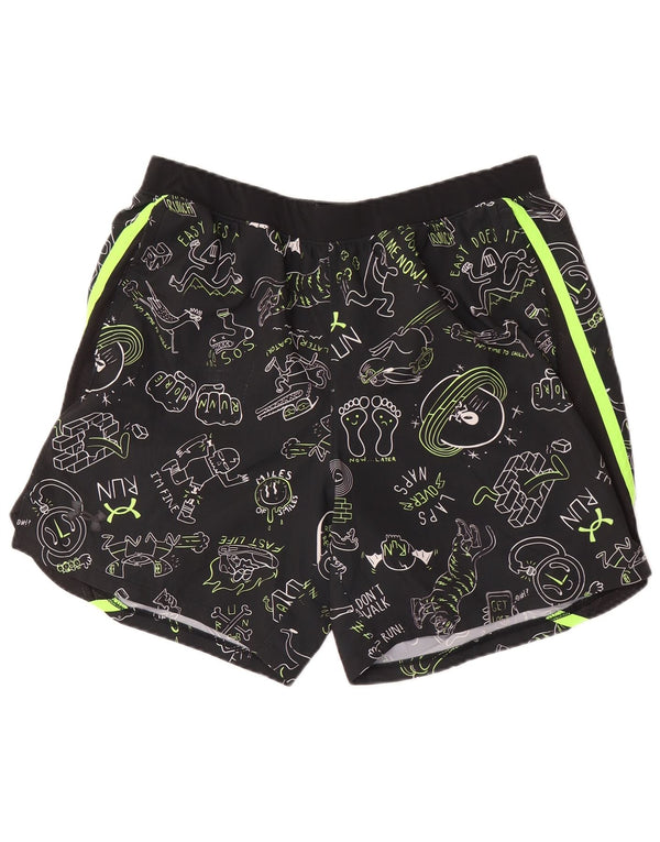 Shorts esportivos masculinos Under Armour Heat Gear Abstract Pattern Graphic XL preto