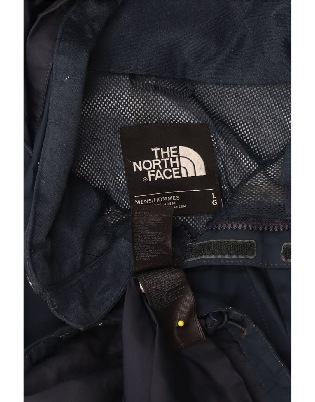 Jaqueta de chuva masculina com capuz The North Face UK 40 grande poliéster azul marinho