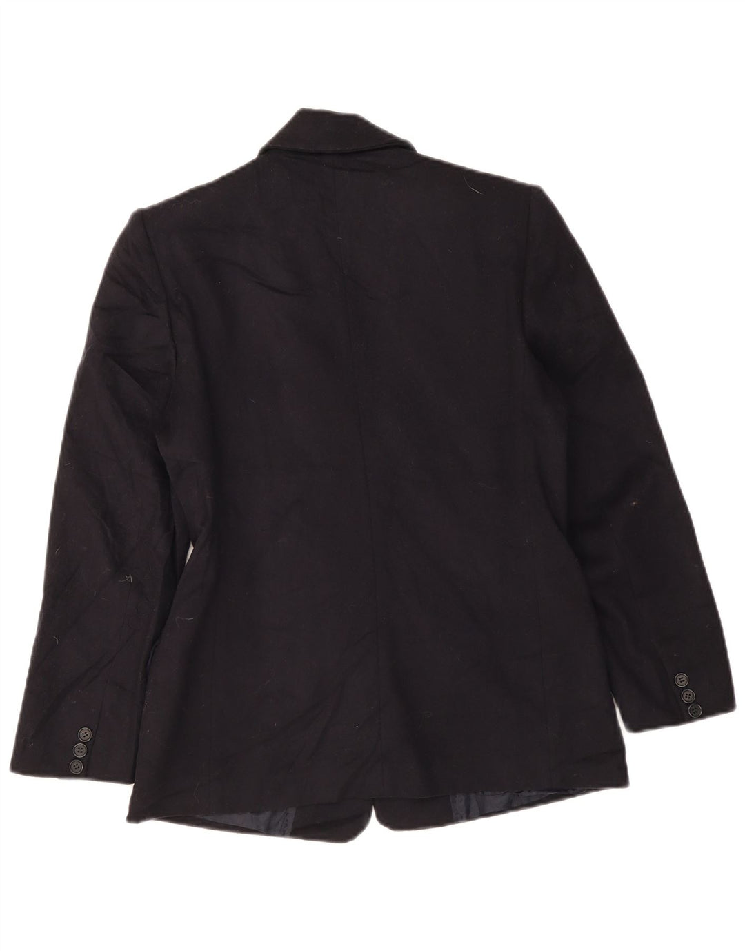 Jaqueta blazer feminina Ball On com 3 botões IT 42 lã virgem azul marinho médio