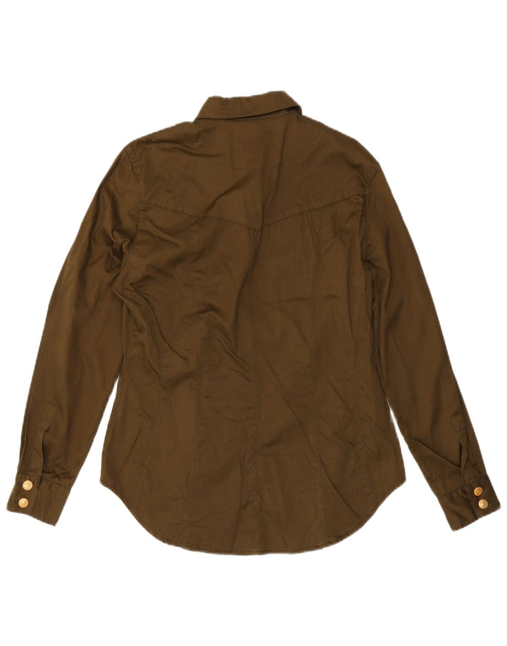 Camisa oversized feminina Laurel EU 38 XS algodão cáqui