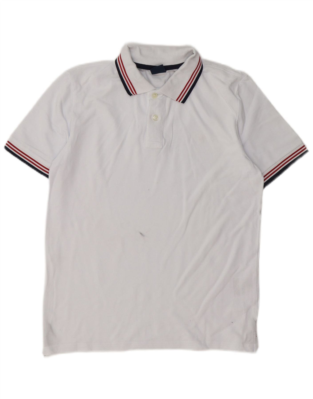 Camisa polo masculina North Sails com estampa gráfica pequena de algodão branco