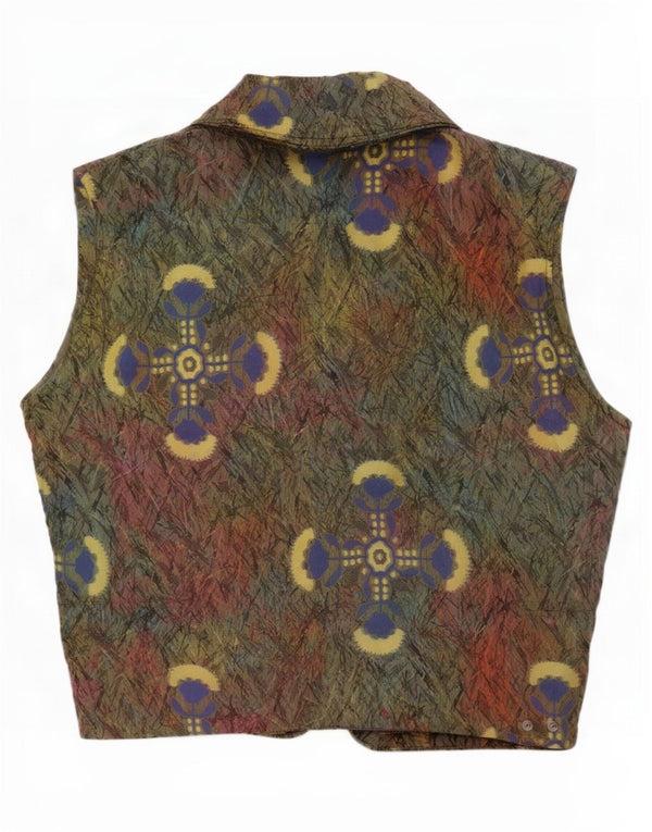 Chervo Womens Ski Oversized Gilet IT 44 Médio Multicolorido Floral