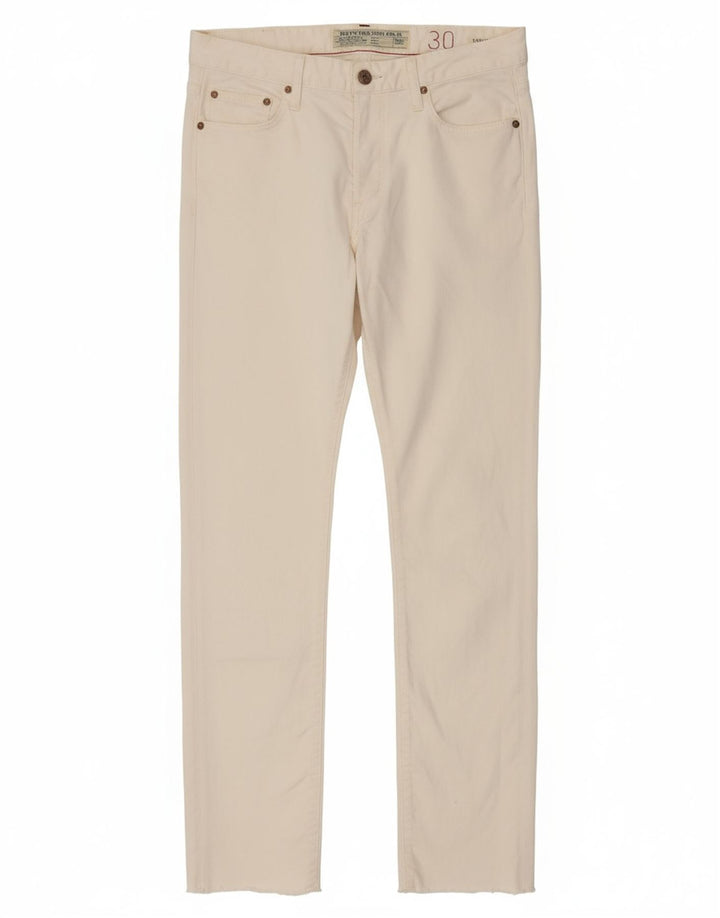 REPLAY Jeans feminino Hamwell Slim W30 L34 algodão branco