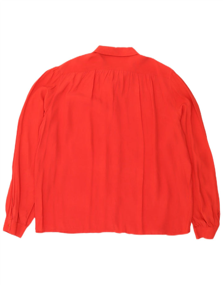 Blusa feminina vintage UK 18 XL vermelha