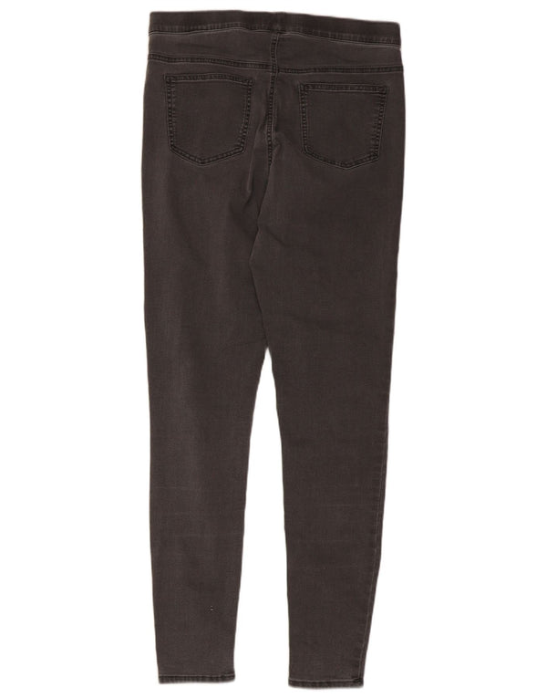 Calça jeans feminina Marks & Spencer UK 12 médio W30 L28 algodão cinza