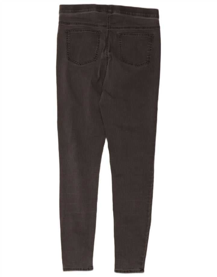 Calça jeans feminina Marks & Spencer UK 12 médio W30 L28 algodão cinza