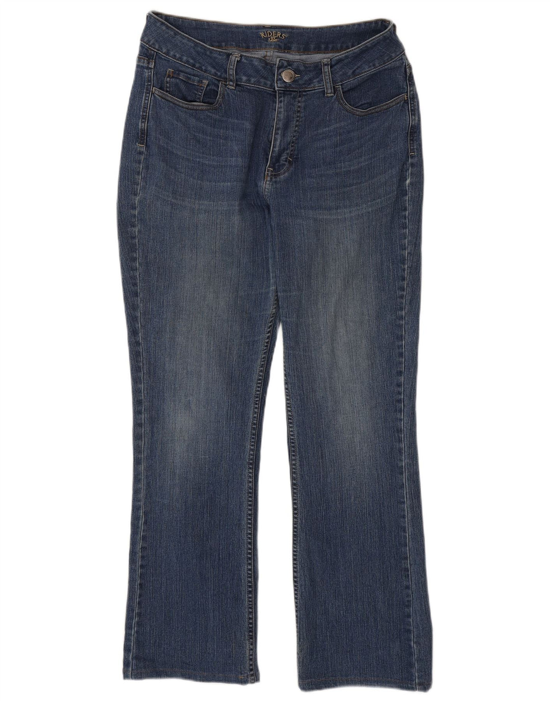 LEE Womens Riders Bootcut Jeans US 12 Grande W32 L30 Azul Algodão