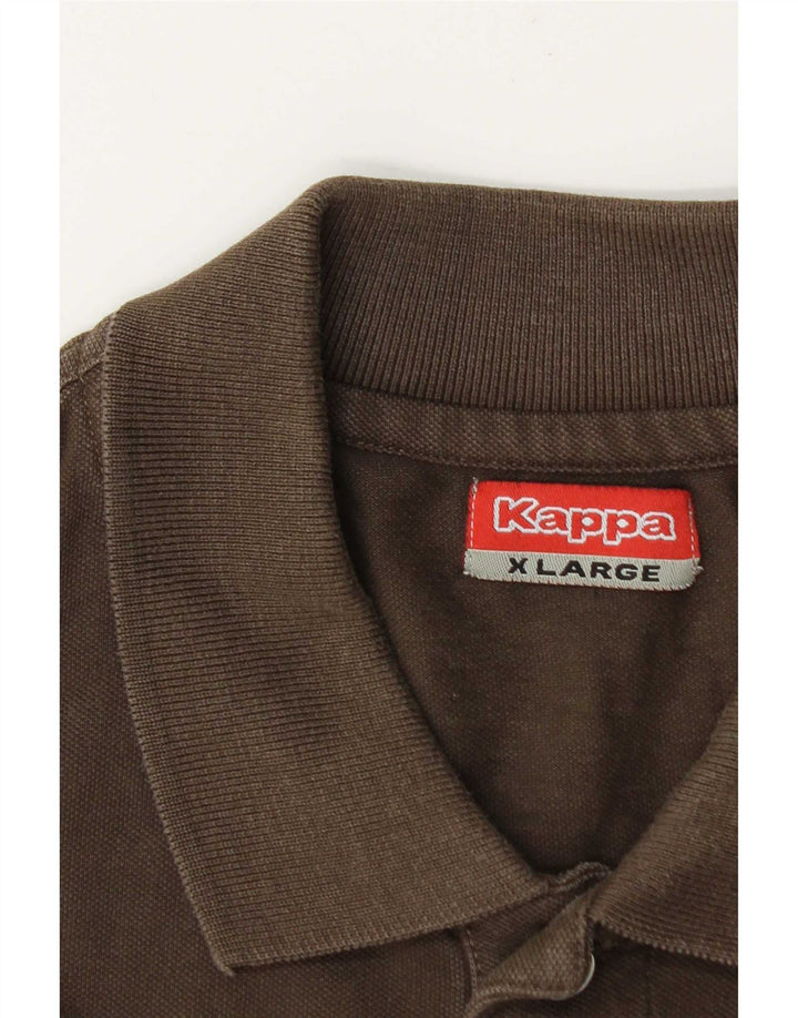 Camisa polo masculina Kappa XL marrom