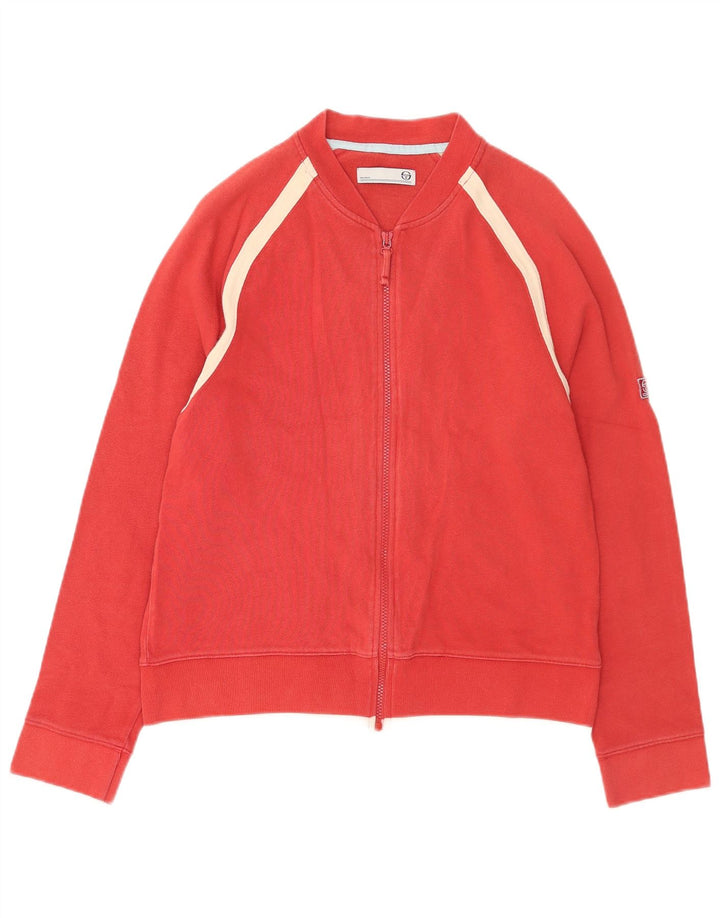 Sergio Tacchini Mens Treino Top Jaqueta Poliéster Vermelho Médio