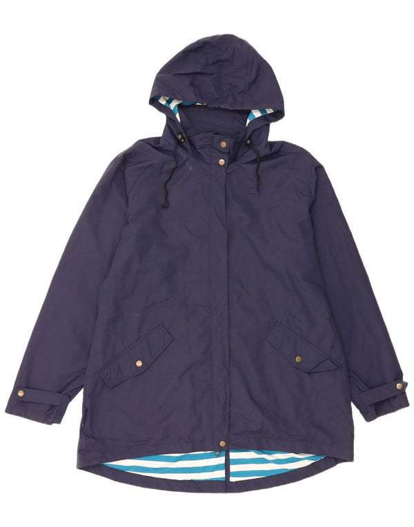 Capa de chuva feminina grande com capuz e capuz Mountain Warehouse UK 18 XL azul marinho