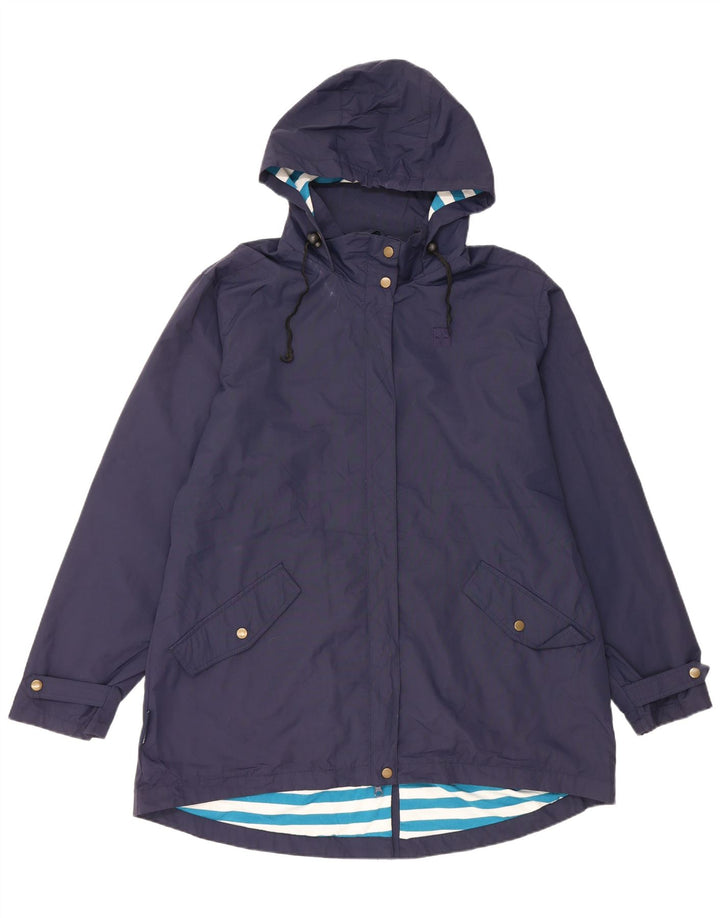 Capa de chuva feminina grande com capuz e capuz Mountain Warehouse UK 18 XL azul marinho