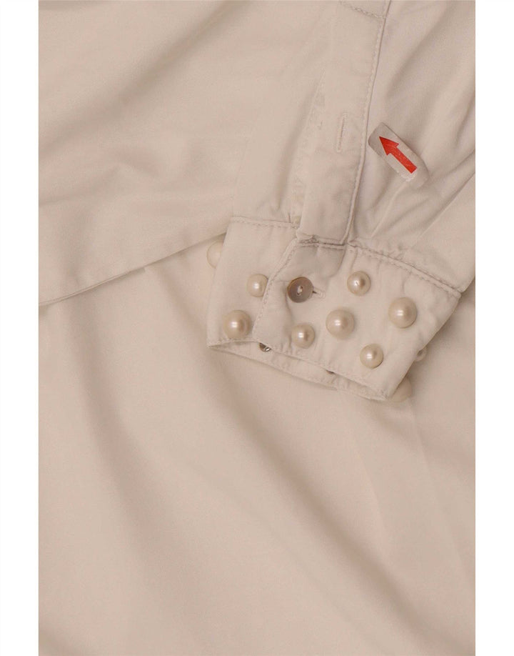 Vestido camisa oversized feminino Zara Reino Unido 16 grande branco