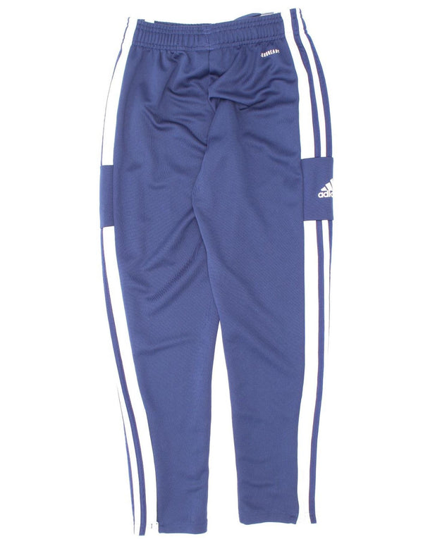 Calças de treino Adidas Boys Aeroready Graphic 9-10 anos azul marinho