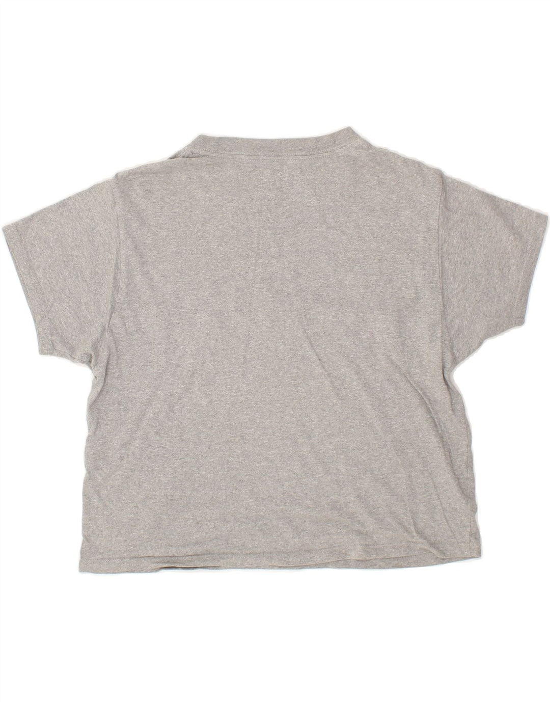 LEVI'S Womens Oversized Crop T-Shirt Top UK 6 XS Grey Cotton Vintage Levi's and Second-Hand Levi's from Messina Hembry 