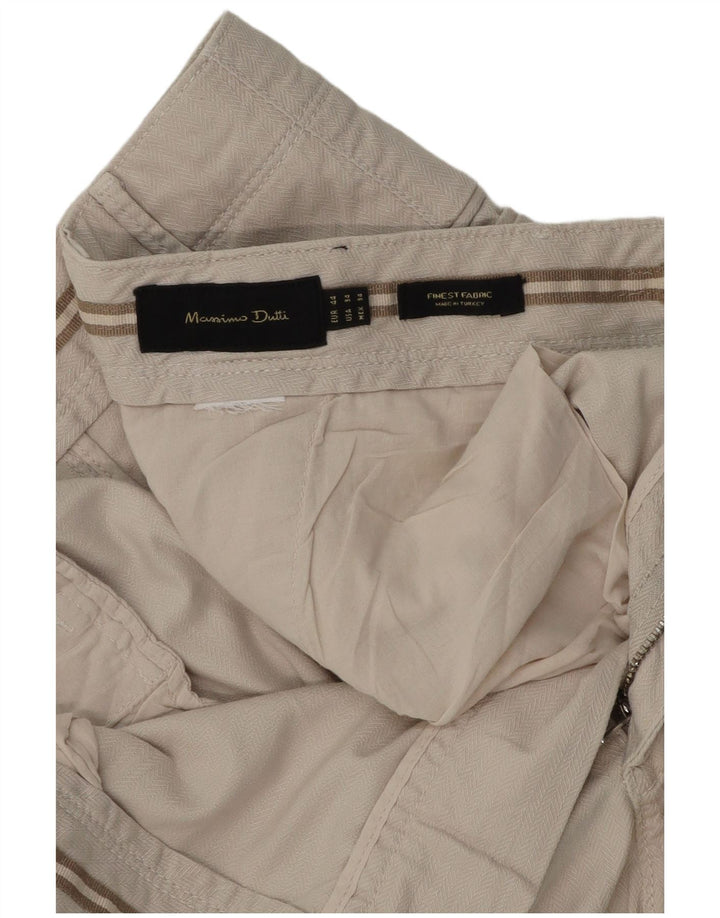 Shorts Chino Masculino Massimo Dutti EU 44 Grande W34 Cinza