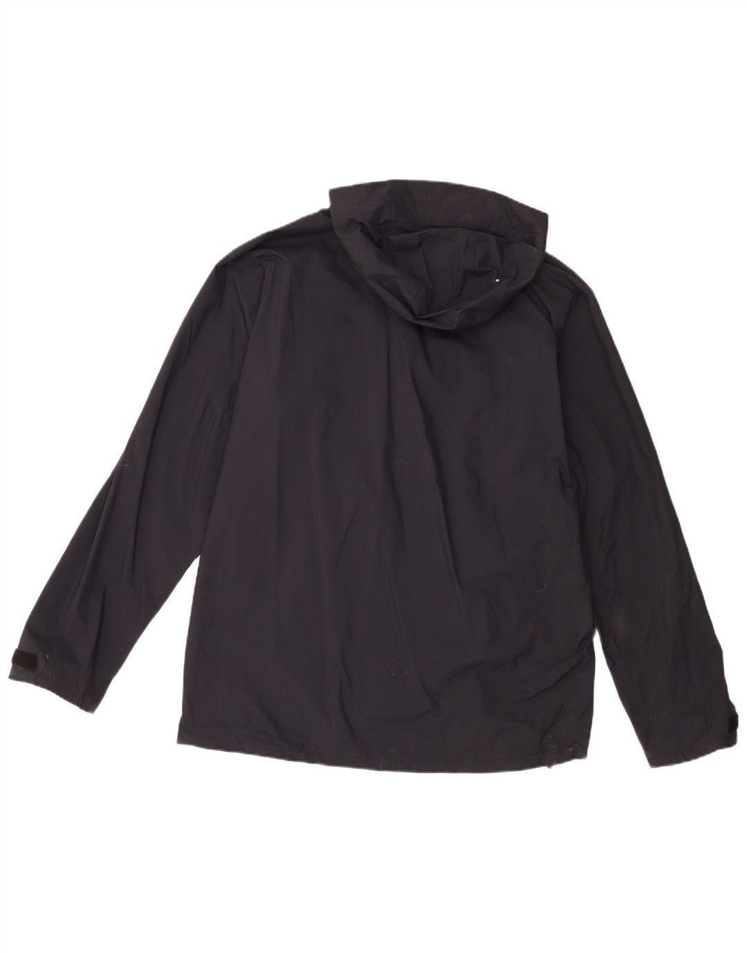 Jaqueta corta-vento masculina Berghaus com capuz UK 38 poliamida preta média