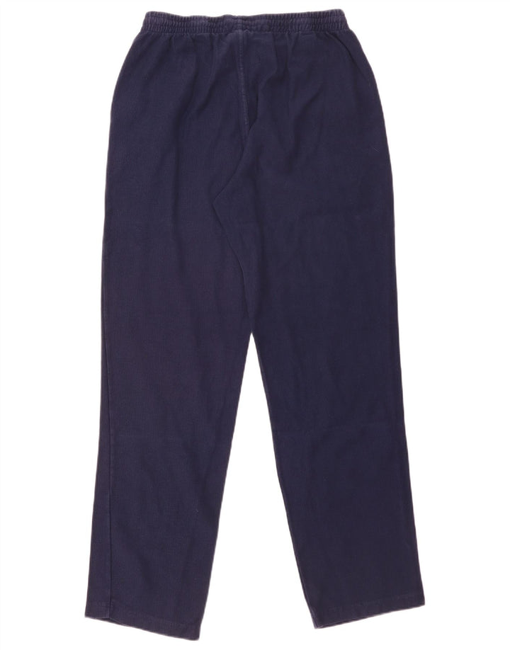 Calça de treino masculina Asics grande algodão azul marinho