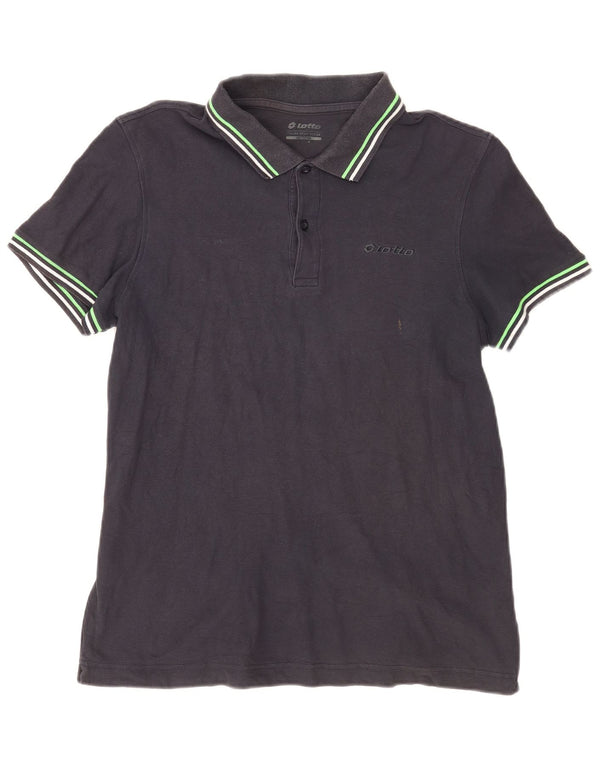 Camisa polo masculina Lotto médio algodão azul marinho
