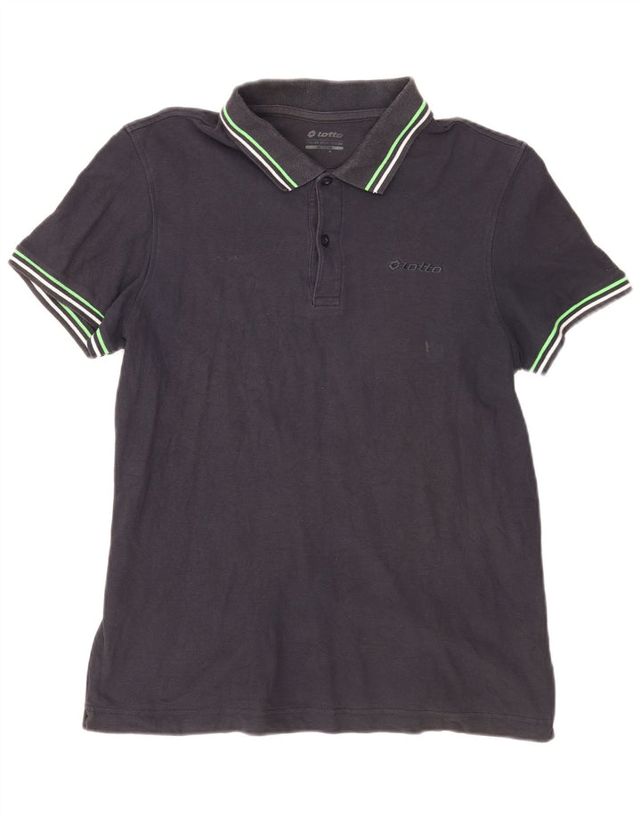 Camisa polo masculina Lotto médio algodão azul marinho
