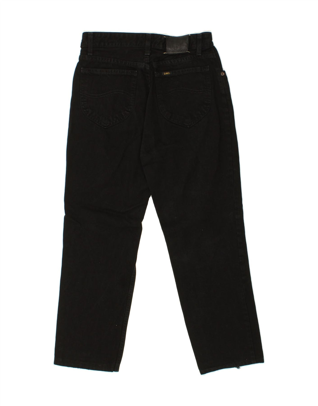 LEE Womens Straight Jeans W31 L25 Black Cotton Vintage Lee and Second-Hand Lee from Messina Hembry 