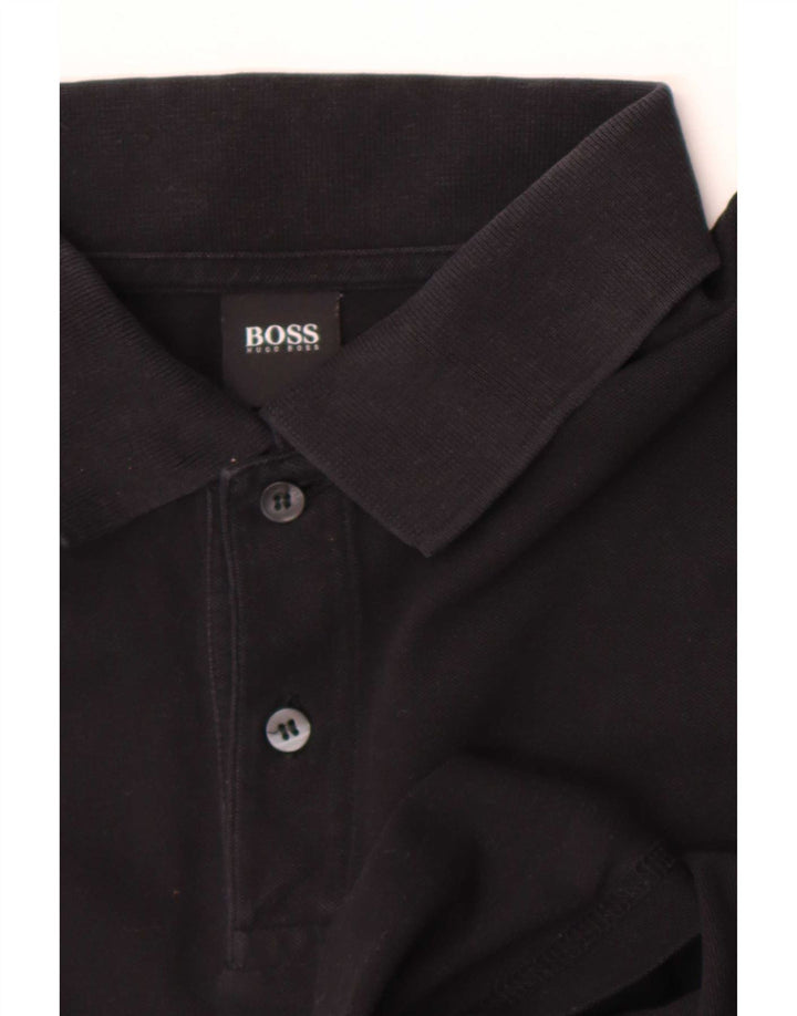 Camisa polo masculina Hugo Boss 2XL algodão preto