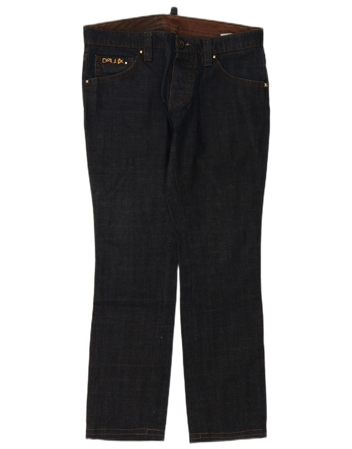 DSQUARED2 Jeans Slim Feminino IT 48 XL W32 L31 Azul Marinho Algodão