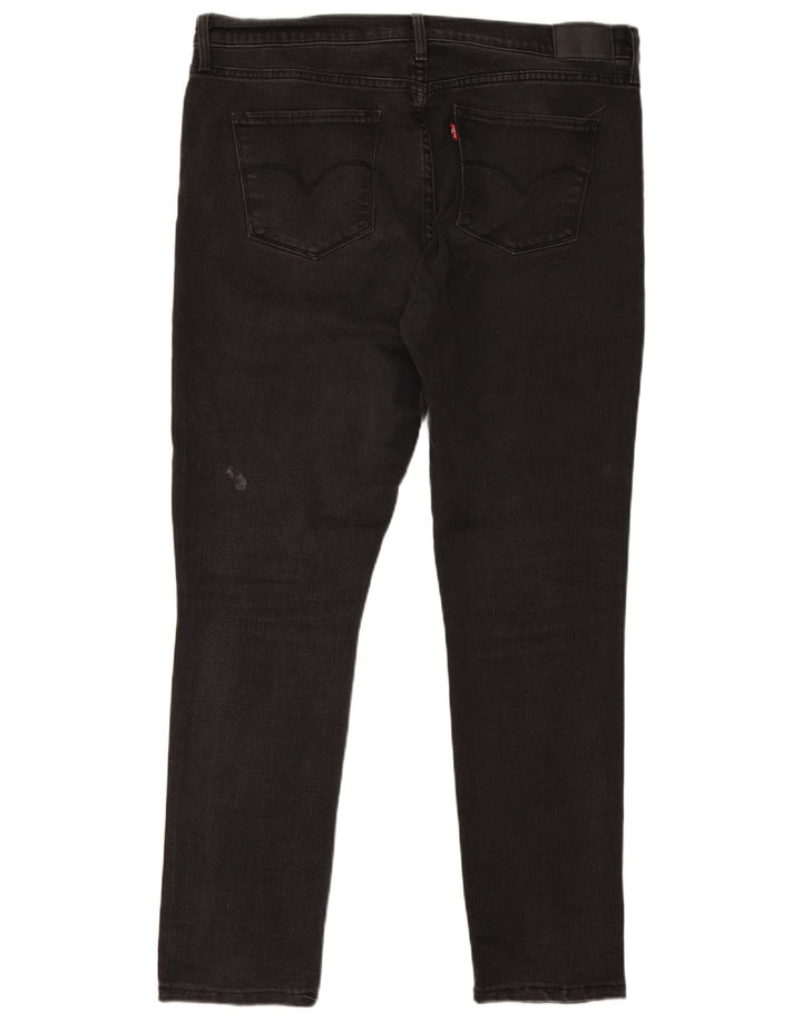 Jeans skinny masculino Levi's W33 L32 algodão cinza