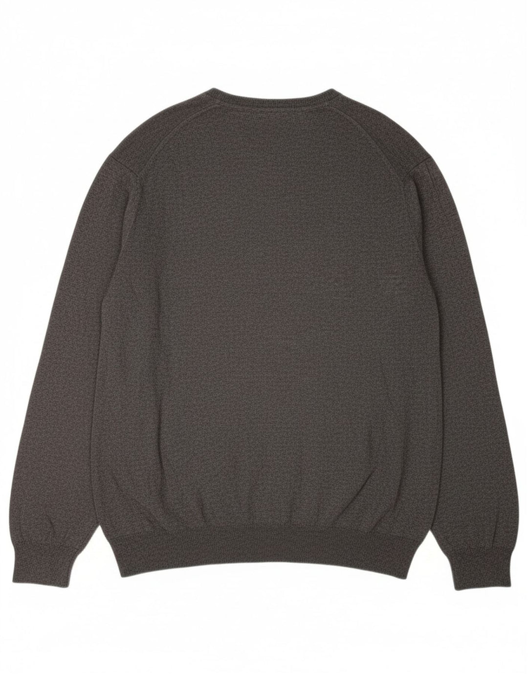 Suéter masculino MARKS & SPENCER com ajuste regular e decote em V 2XL algodão cinza