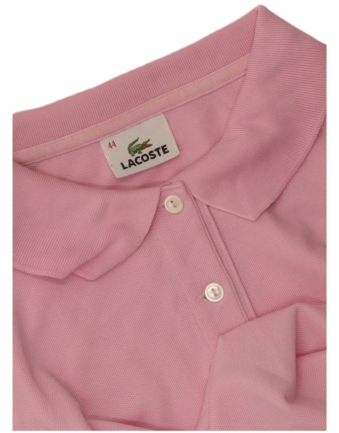 Camisa polo feminina Lacoste tamanho 44 grande rosa