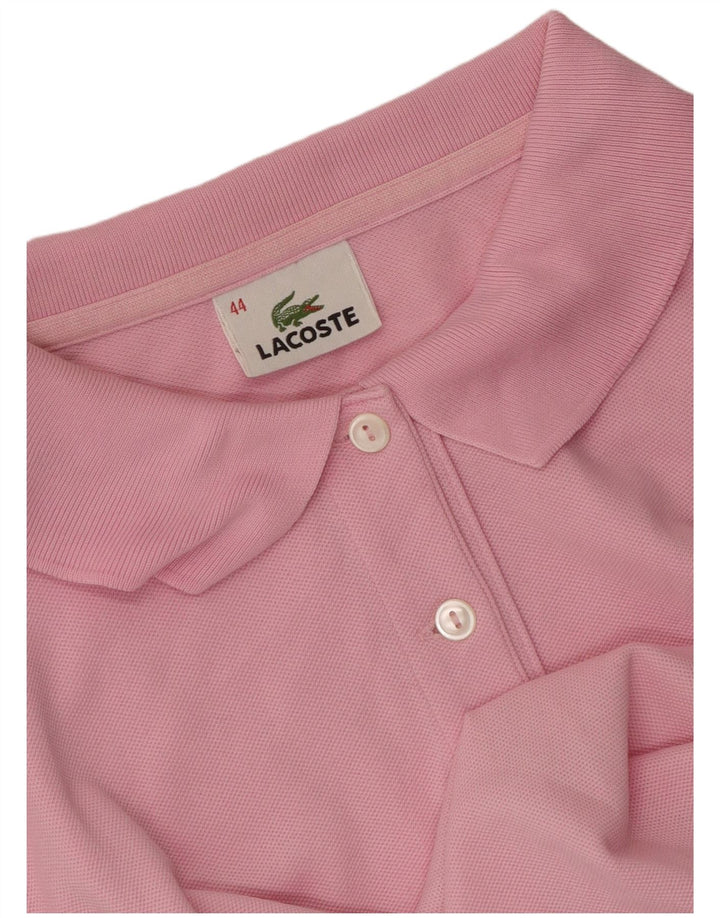 Camisa polo feminina Lacoste tamanho 44 grande rosa