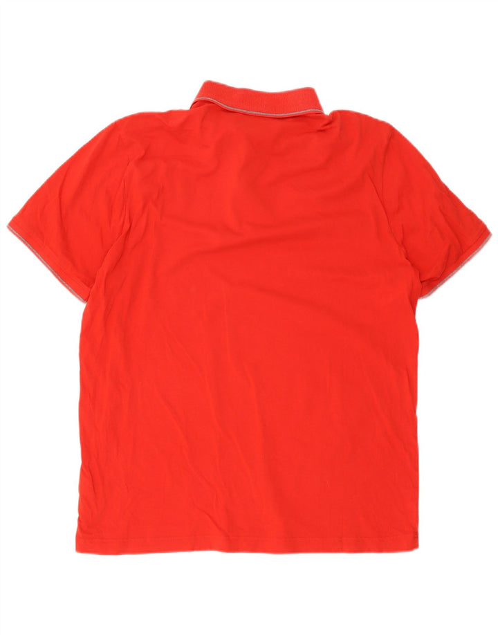 Camisa polo masculina Puma grande algodão vermelho