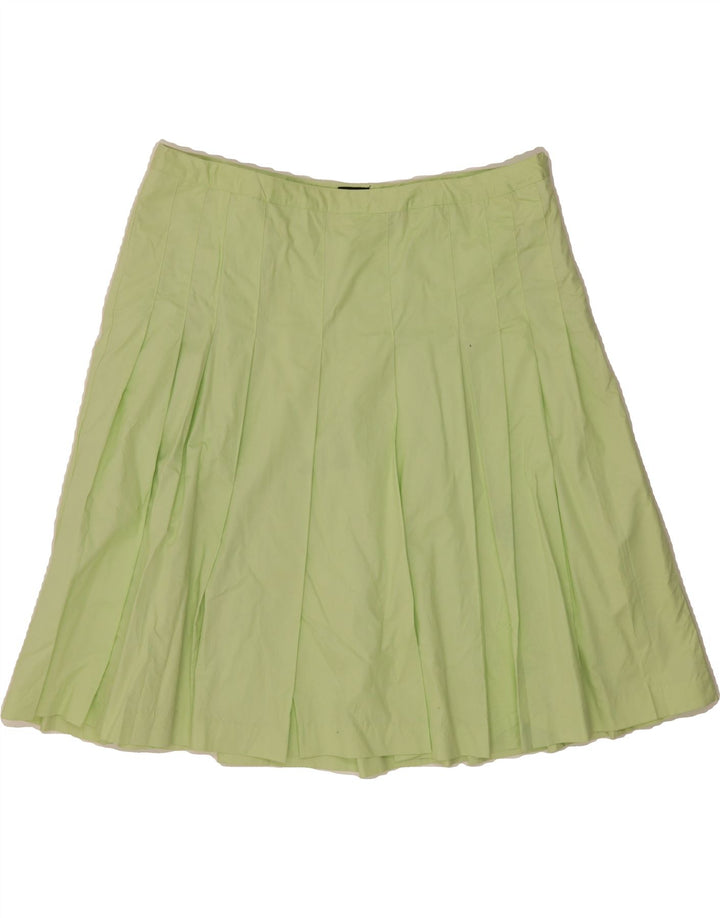 MOSSIMO Womens A-Line Skirt US 12 Large W34 Green Cotton Vintage Mossimo and Second-Hand Mossimo from Messina Hembry 
