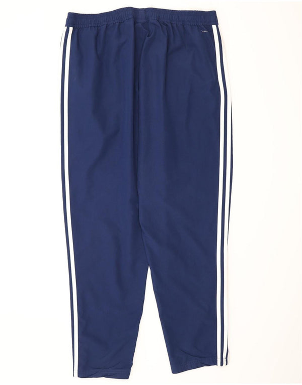 Calça Adidas Masculino Climalite XL Azul Marinho Poliéster