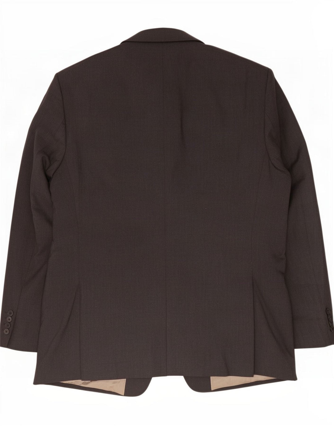 Jaqueta blazer masculina de 2 botões Marks & Spencer Reino Unido 46 XL lã cinza