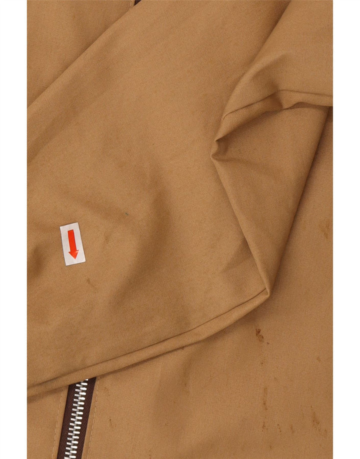 Jaqueta bomber masculina VINTAGE IT 48 algodão bege médio