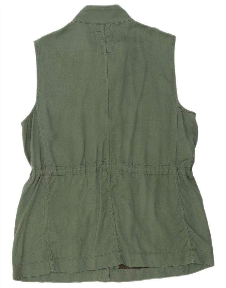 Colete Utilitário Feminino Gap UK 18 XL Verde Lyocell
