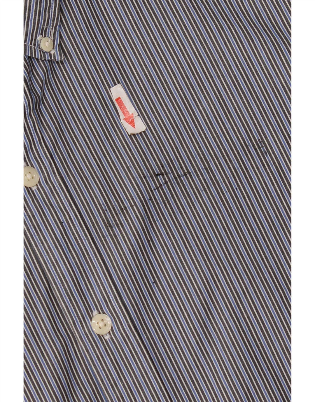 Camisa masculina Levi's Standard Fit XL algodão listrado azul