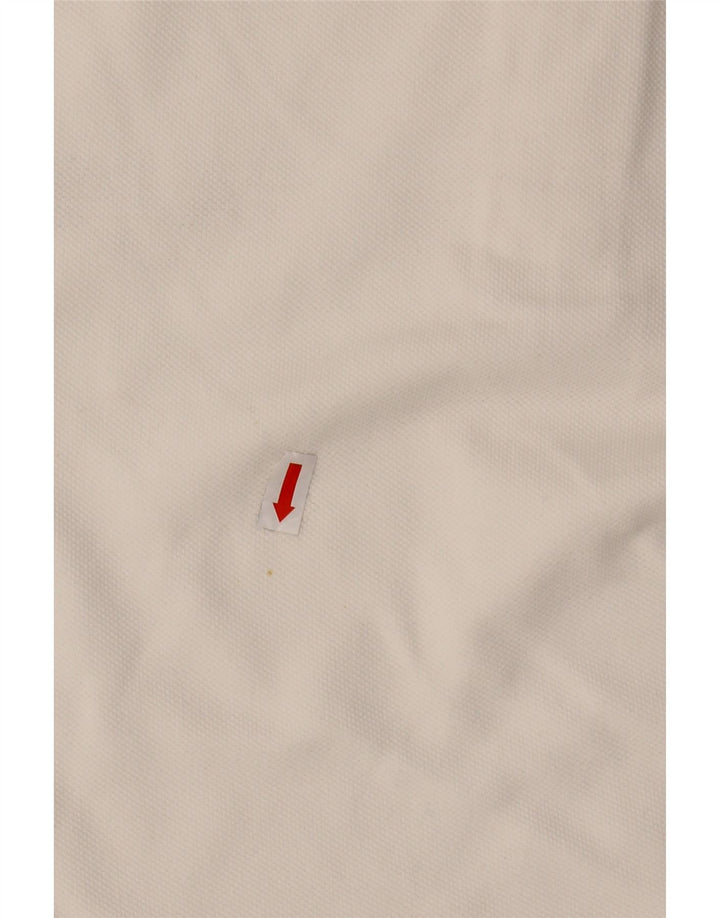 Camisa polo masculina ARMANI JEANS algodão branco médio