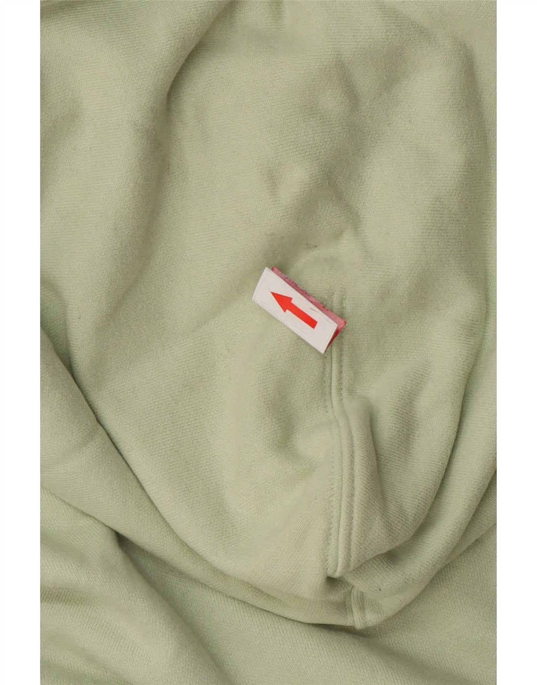 Moletom com capuz feminino Levi's UK 14 algodão verde médio