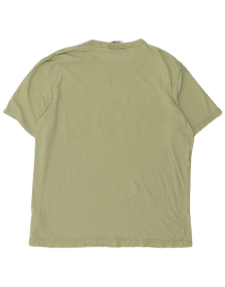 Adidas Mens Graphic T-Shirt Top Médio Algodão Verde
