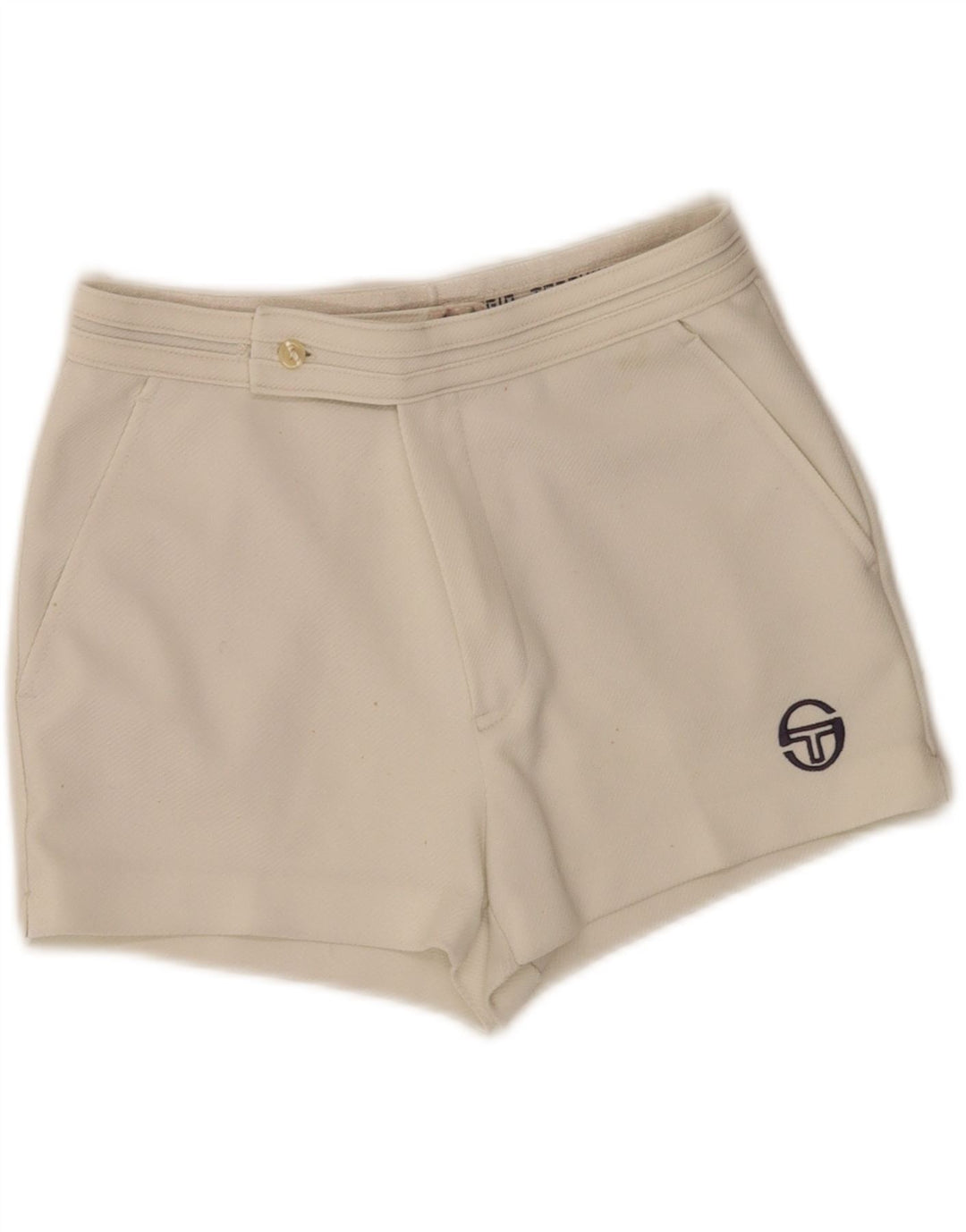 Shorts Chino feminino Sergio Tacchini IT 42 médio W26 branco